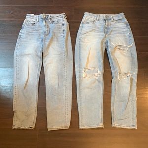 American eagle mom straight jean size 00 short